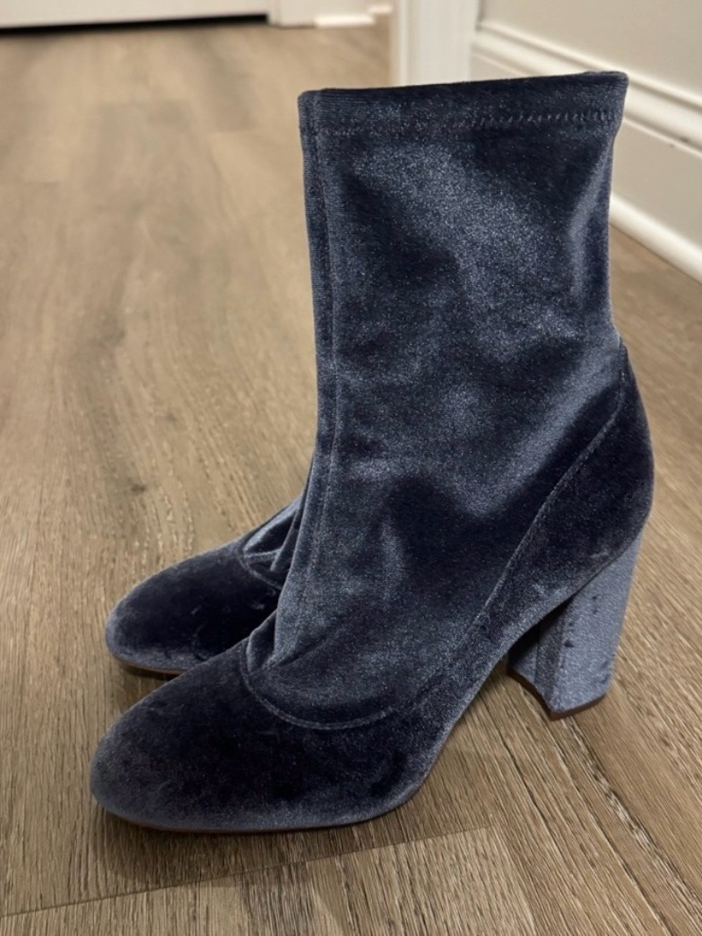 Sam Edelman Velvet Ankle Boots
